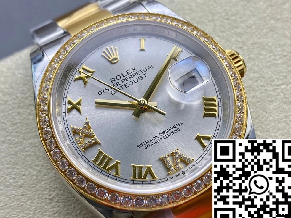 M126283RBR-0018 Datejust Bezel Factory EW Diamond-set Rolex 0217